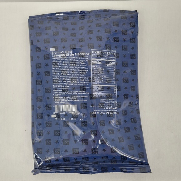 4Patriots Other - 4Patriots Nonna's Best Lasagna Style Marinara 4 Servings